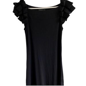Cynthia Rowley Flutter Shoulder Shift Dress